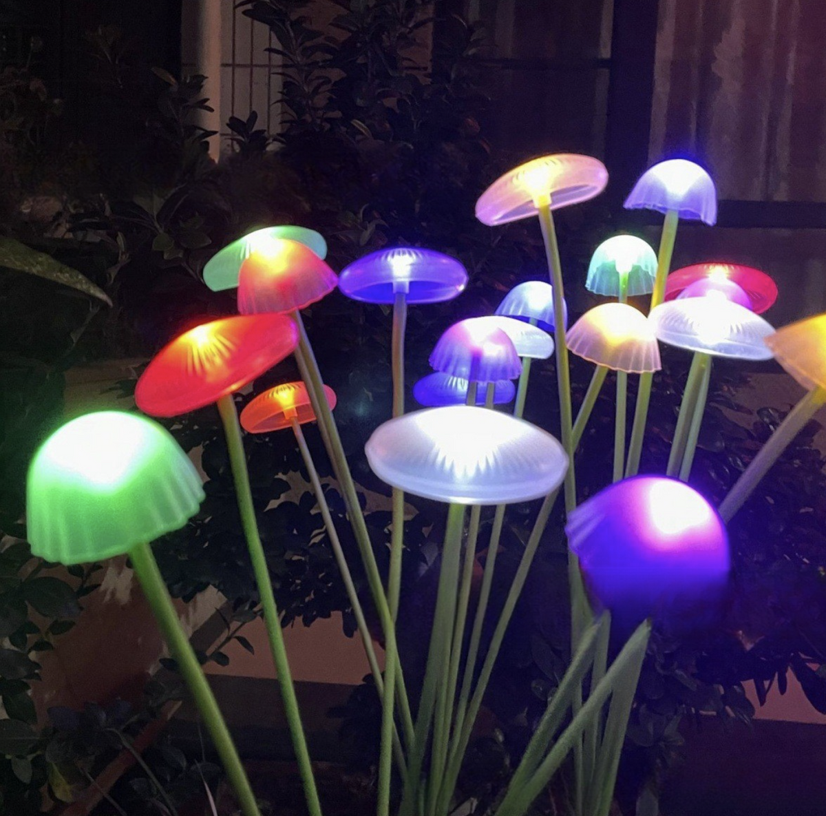 Set 2 Lampi Solare Decorative Jellyfish Multicolor, 6 LED-uri, Efect Meduza, Aprindere Automata - Copie