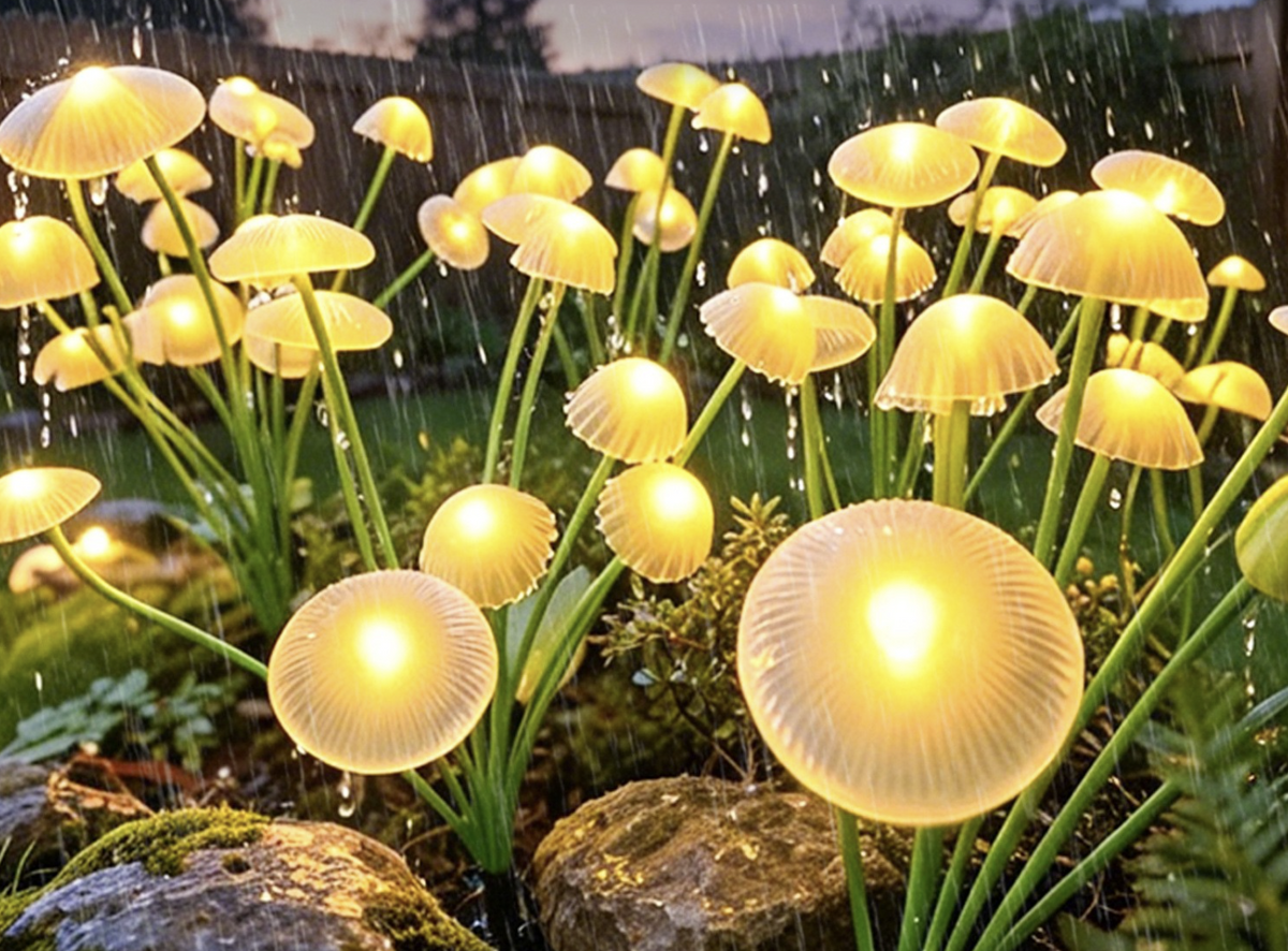 Set 2 Lampi Solare Decorative Jellyfish Multicolor, 6 LED-uri, Efect Meduza, Aprindere Automata - Copie