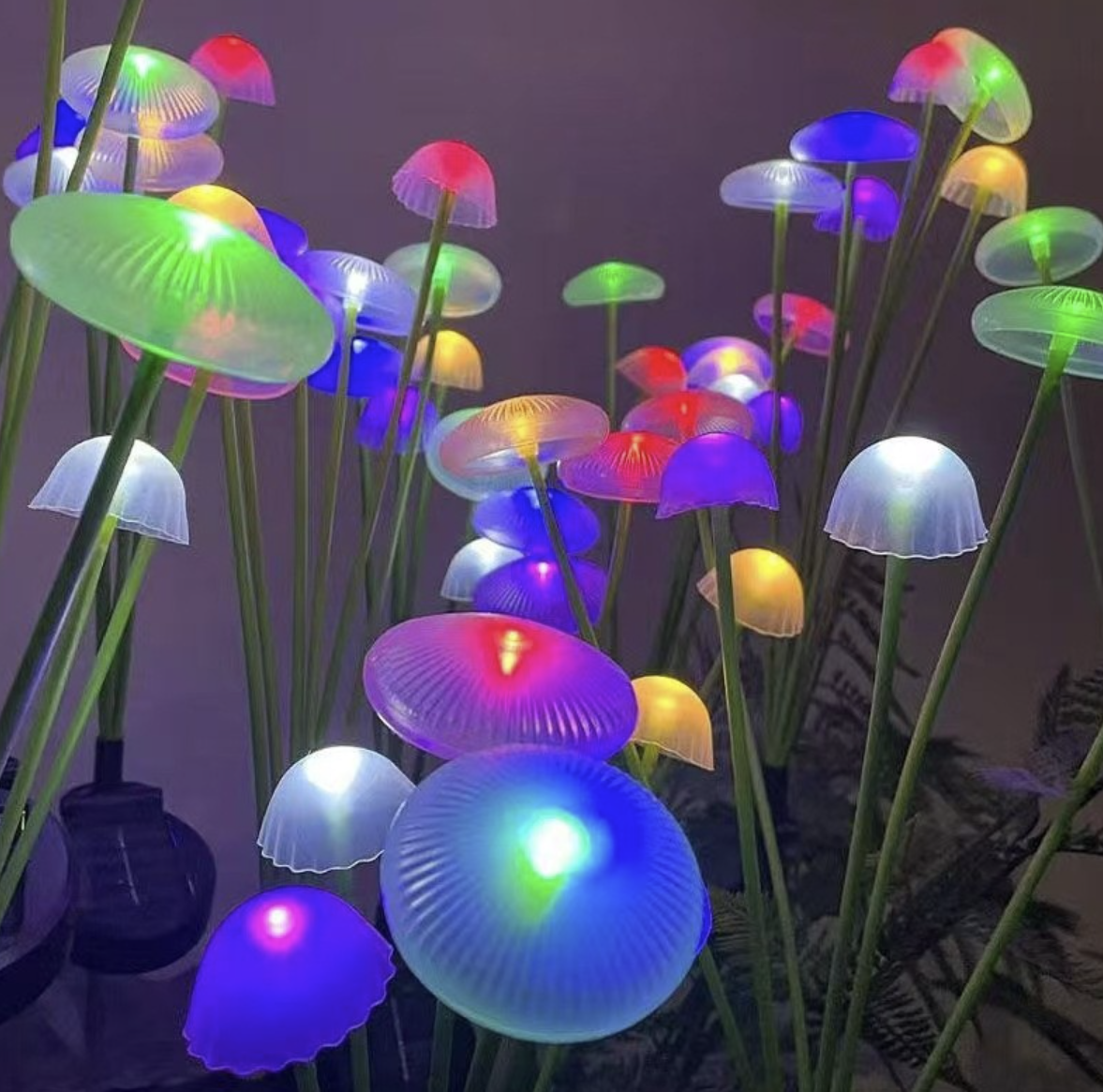 Set 2 Lampi Solare Decorative Jellyfish Multicolor, 6 LED-uri, Efect Meduza, Aprindere Automata - Copie
