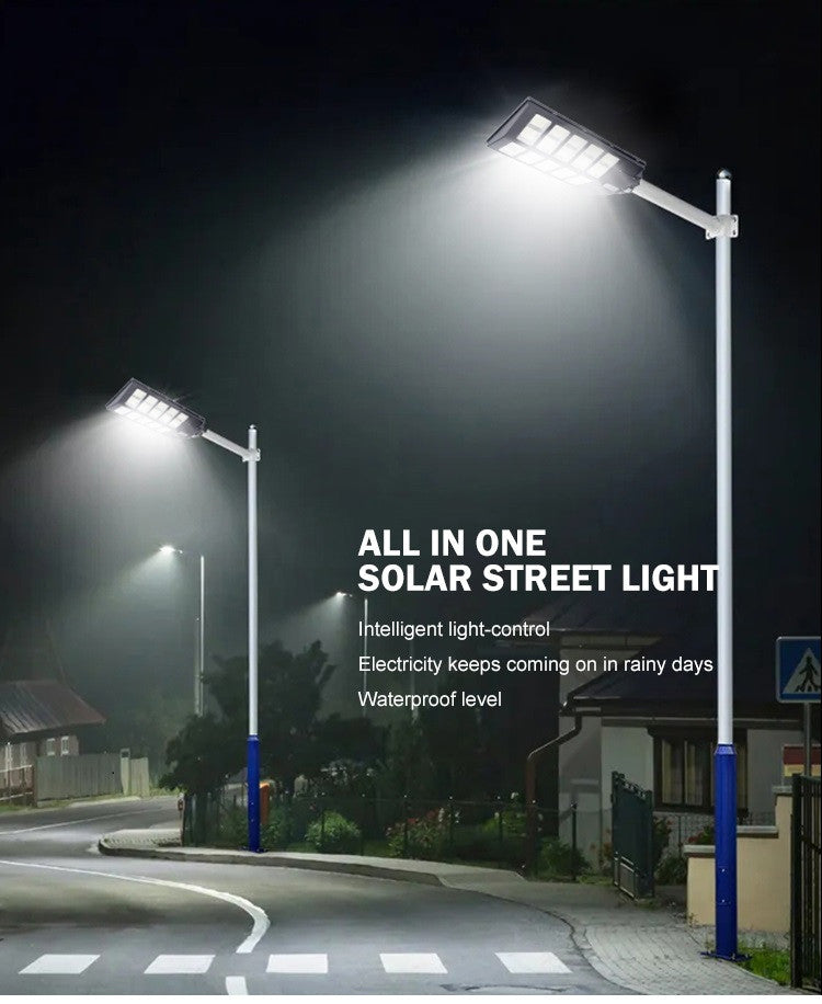 Lampa Solara Stradala Innova Viper 1500 W , Telecomanda , IP67 , Senzor de Miscare , Senzor de Lumina