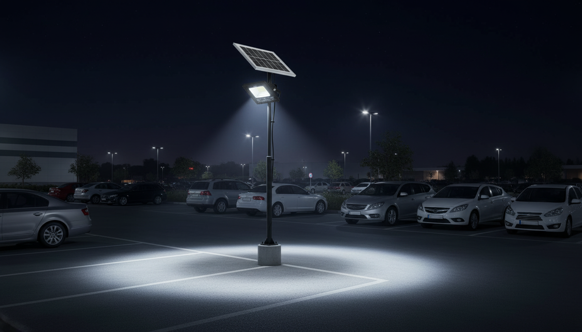 Set 2 x Proiector LED INNOVA 200W Cu Panou Solar si telecomanda, IP66 + Cadou Surpriza